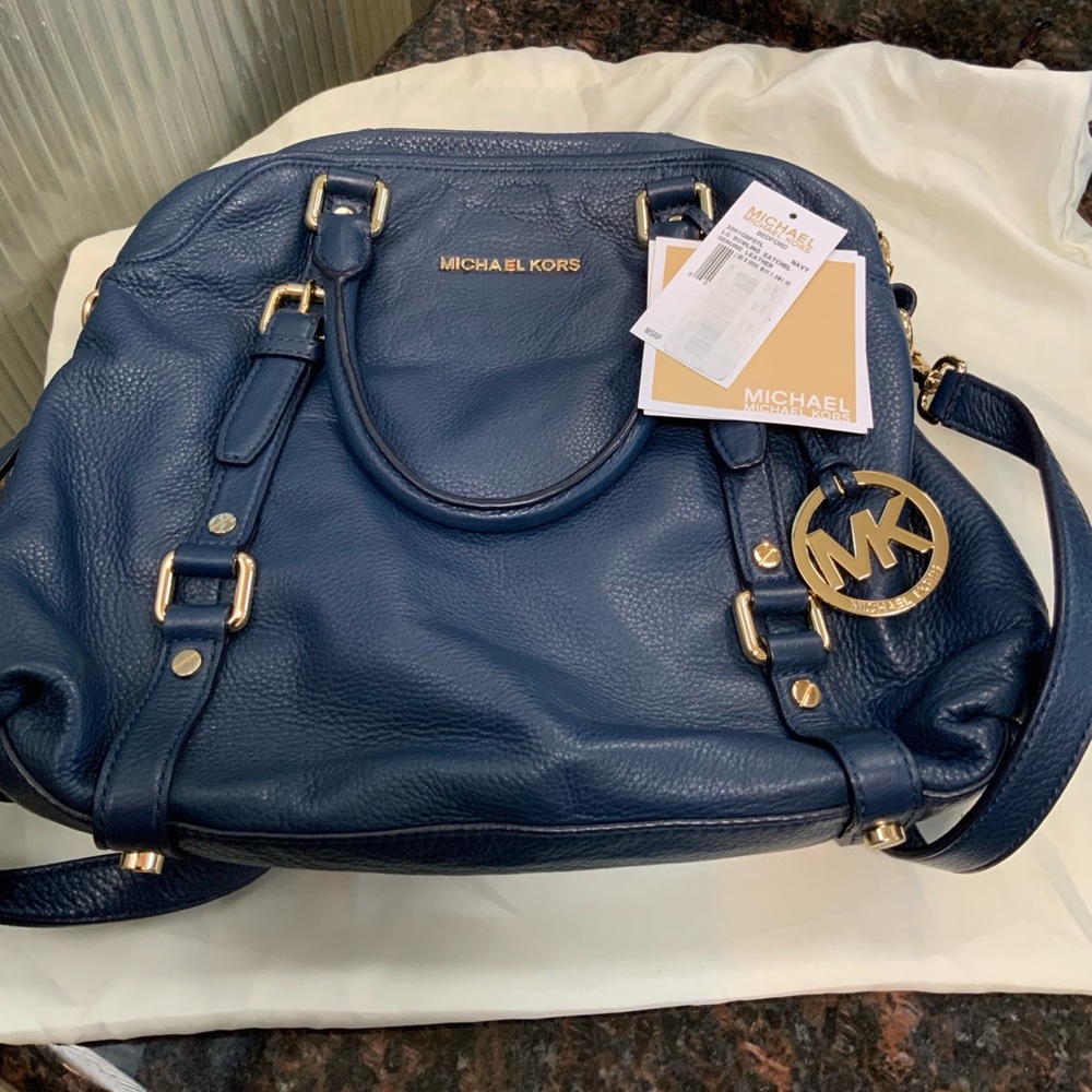 Michael Korda bowling bag purse